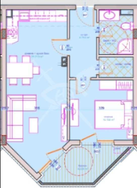 Двустаен апартамент в Бургас, Сарафово - 69 кв.м за 1295 €/кв.м - Снимка #1