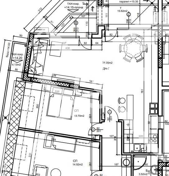 Тристаен апартамент в Пловдив, Център - 133 кв.м за 1499 €/кв.м - Снимка #1