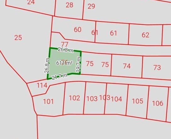 Парцел в с. Марково, Област Пловдив - 611 кв.м за 115 €/кв.м - Снимка #1