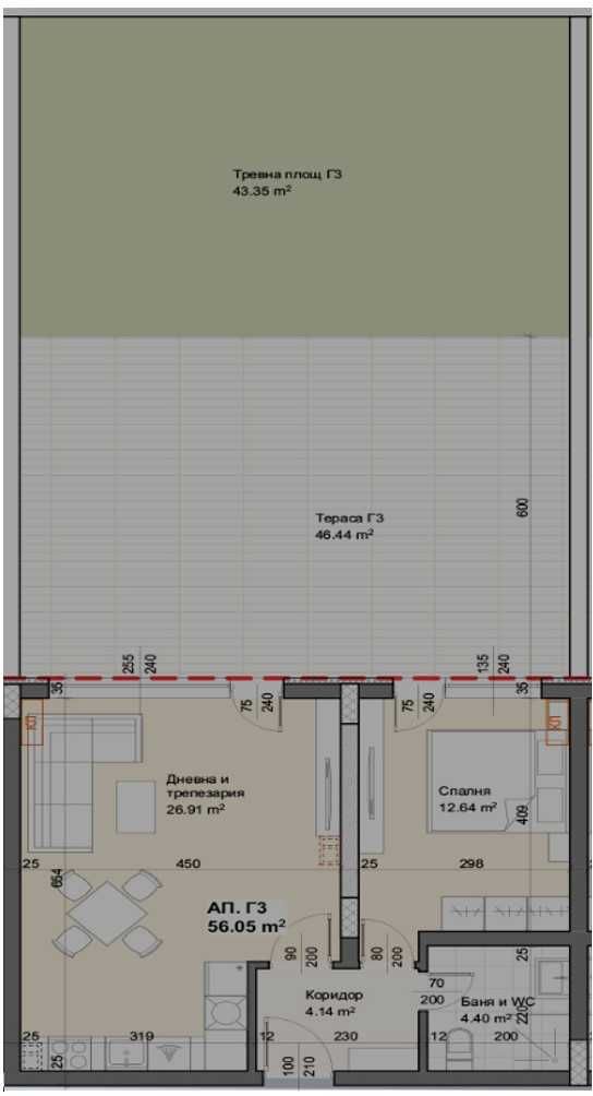 Двустаен апартамент в Пловдив, Христо Смирненски - 153 кв.м за 704 €/кв.м - Снимка #1