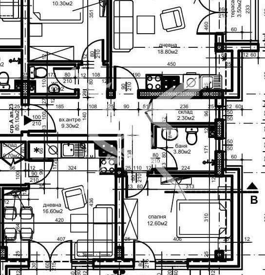 Тристаен апартамент в Пловдив, Христо Смирненски - 91 кв.м за 1098 €/кв.м - Снимка #1
