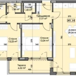 Тристаен апартамент в Пловдив, Тракия - 108 кв.м за 968 €/кв.м - Снимка #1