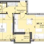 Двустаен апартамент в Пловдив, Тракия - 72 кв.м за 989 €/кв.м - Снимка #1