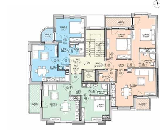 Двустаен апартамент в София, Кръстова вада - 61 кв.м за 2198 €/кв.м - Снимка #1