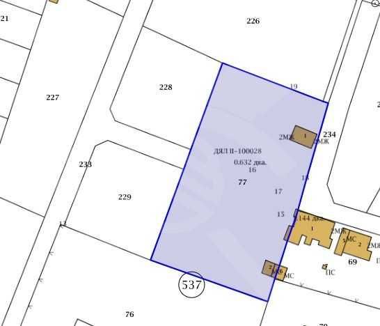 Парцел в Пловдив, Прослав - 4583 кв.м за 102 €/кв.м - Снимка #1