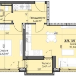 Двустаен апартамент в Пловдив, Тракия - 72 кв.м за 989 €/кв.м - Снимка #1