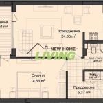 Двустаен апартамент в Пловдив, Гагарин - 72 кв.м за 945 €/кв.м - Снимка #1