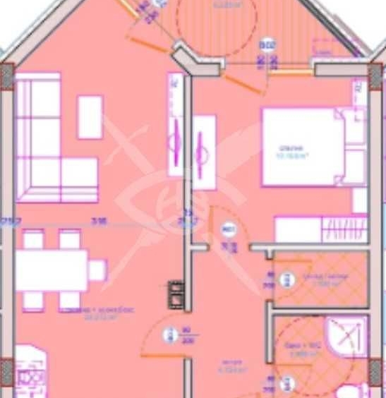 Двустаен апартамент в Бургас, Сарафово - 69 кв.м за 653 €/кв.м - Снимка #1