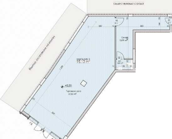 Магазин в Пловдив, Център - 105 кв.м за 1962 €/кв.м - Снимка #1