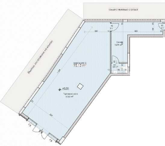 Магазин в Пловдив, Център - 105 кв.м за 1962 €/кв.м - Снимка #1