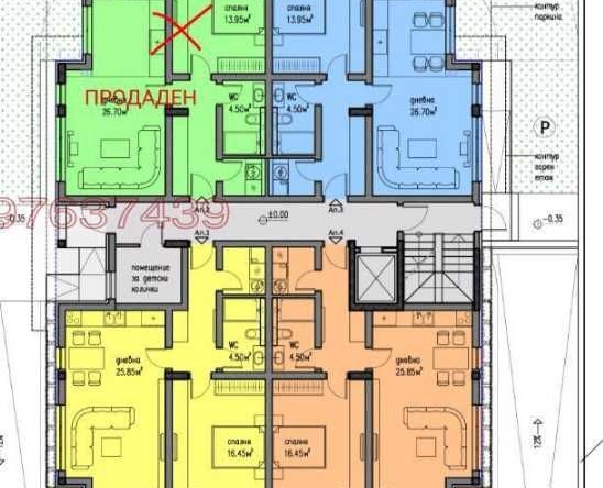 Двустаен апартамент в Пловдив, Христо Смирненски - 67 кв.м за 815 €/кв.м - Снимка #1