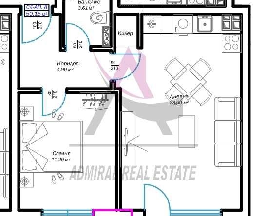 Двустаен апартамент в Варна, Възраждане 3 - 98 кв.м за 1154 €/кв.м - Снимка #1