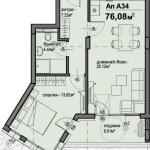 Двустаен апартамент в София, Люлин 5 - 76 кв.м за 1562 €/кв.м - Снимка #1