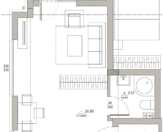 Едностаен апартамент в София, Малинова долина - 49 кв.м за 1511 €/кв.м - Снимка #1