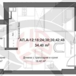 Едностаен апартамент в Пловдив, Кючук Париж - 45 кв.м за 910 €/кв.м - Снимка #1