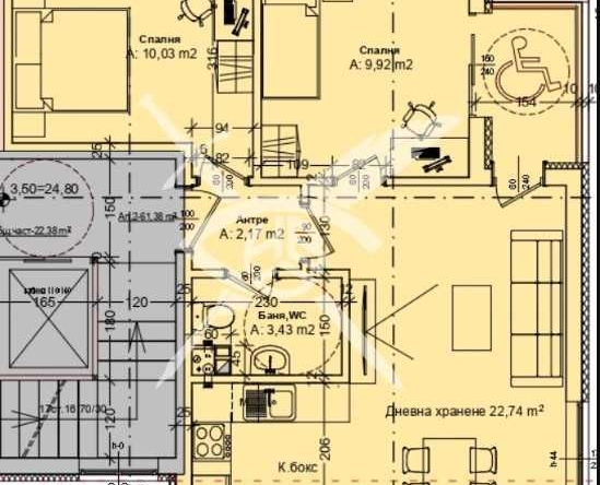 Тристаен апартамент в Бургас, Зорница - 134 кв.м за 920 €/кв.м - Снимка #1