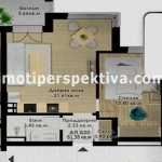 Двустаен апартамент в Пловдив, Кючук Париж - 61 кв.м за 1197 €/кв.м - Снимка #1