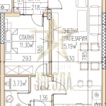 Двустаен апартамент в Пловдив, Остромила - 63 кв.м за 1477 €/кв.м - Снимка #1
