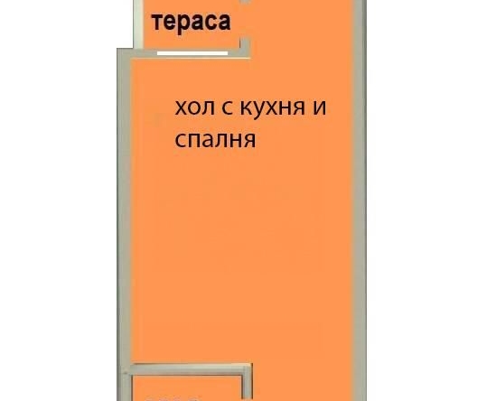 Едностаен апартамент в Бургас, Меден рудник - зона А - 30 кв.м за 680 €/кв.м - Снимка #1