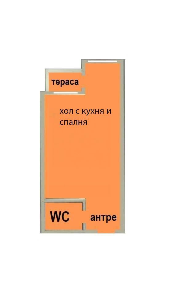 Едностаен апартамент в Бургас, Меден рудник - зона А - 30 кв.м за 680 €/кв.м - Снимка #1