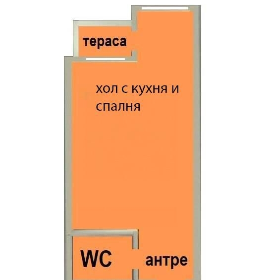 Едностаен апартамент в Бургас, Меден рудник - зона А - 30 кв.м за 1334 €/кв.м - Снимка #1