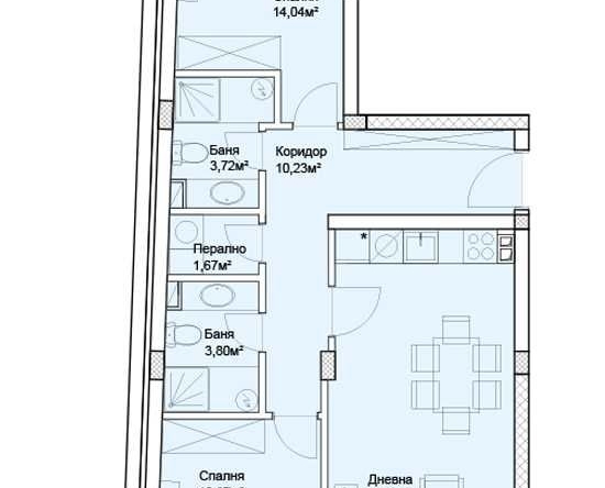 Тристаен апартамент в Пловдив, Кършияка - 107 кв.м за 1200 €/кв.м - Снимка #1