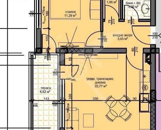 Двустаен апартамент в Пловдив, Остромила - 68 кв.м за 1094 €/кв.м - Снимка #1