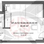 Едностаен апартамент в Пловдив, Кючук Париж - 45 кв.м за 891 €/кв.м - Снимка #1