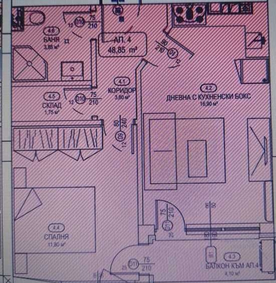 Двустаен апартамент в София, Сухата река - 58 кв.м за 1897 €/кв.м - Снимка #1