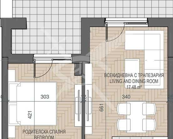 Двустаен апартамент в Пловдив, Каменица 1 - 120 кв.м за 1318 €/кв.м - Снимка #1