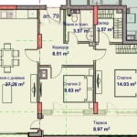 Тристаен апартамент в Варна, Възраждане 1 - 105 кв.м за 1150 €/кв.м - Снимка #1