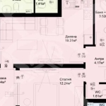 Двустаен апартамент в Пловдив, Остромила - 60 кв.м за 960 €/кв.м - Снимка #1