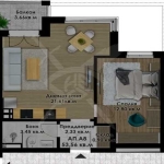 Двустаен апартамент в Пловдив, Остромила - 61 кв.м за 1000 €/кв.м - Снимка #1