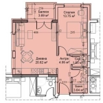 Двустаен апартамент в София, Обеля 2 - 67 кв.м за 605 €/кв.м - Снимка #1