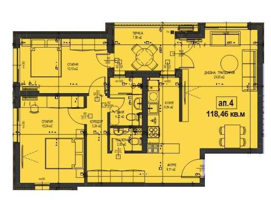 Тристаен апартамент в Асеновград - 118 кв.м за 750 €/кв.м - Снимка #1