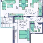Двустаен апартамент в Пловдив, Изгрев - 75 кв.м за 1216 €/кв.м - Снимка #1