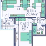 Двустаен апартамент в Пловдив, Остромила - 76 кв.м за 1399 €/кв.м - Снимка #1