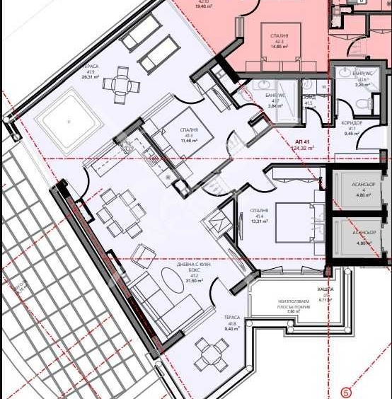 Тристаен апартамент в Поморие - 124 кв.м за 2565 €/кв.м - Снимка #1