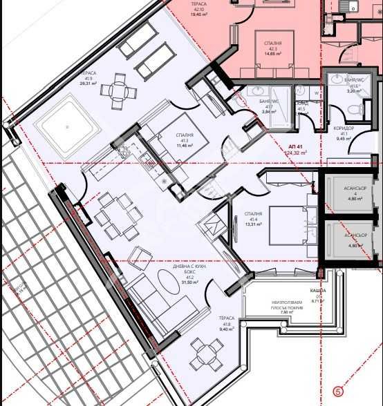 Тристаен апартамент в Поморие - 124 кв.м за 2565 €/кв.м - Снимка #1