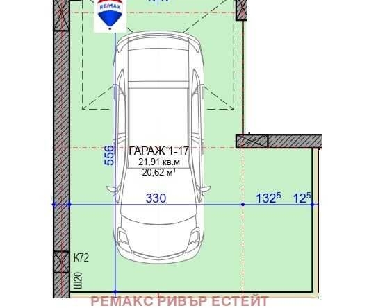Гараж / Паркомясто в Русе, Централен южен район - 24 кв.м за 913 €/кв.м - Снимка #1