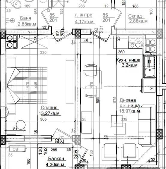 Двустаен апартамент в Хисаря - 66 кв.м за 1012 €/кв.м - Снимка #1