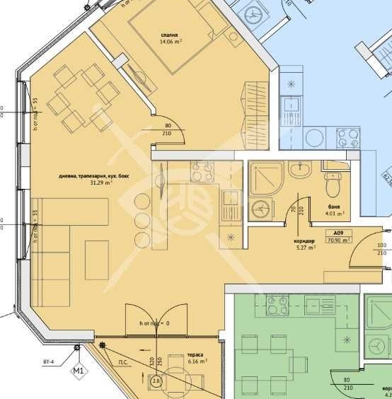 Двустаен апартамент в Созопол - 81 кв.м за 531 €/кв.м - Снимка #1