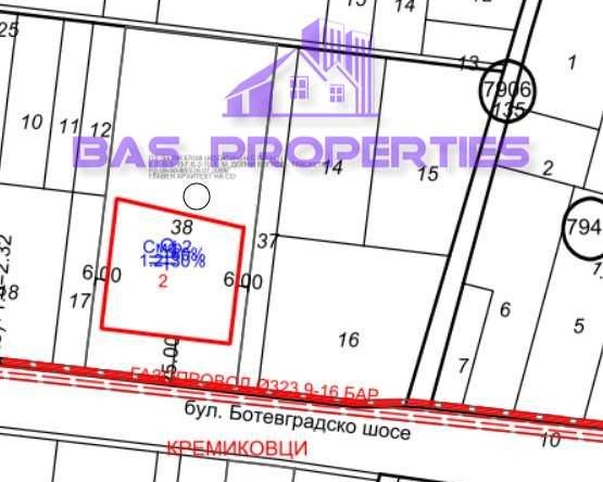 Парцел в с. Долни Богров, Област София-град - 6685 кв.м за 31 €/кв.м - Снимка #1