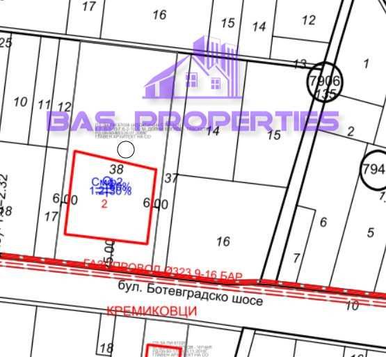 Парцел в с. Долни Богров, Област София-град - 6685 кв.м за 31 €/кв.м - Снимка #1