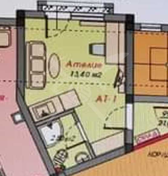 Едностаен апартамент в с. Варвара, Област Бургас - 29 кв.м за 1035 €/кв.м - Снимка #1