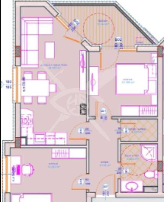 Тристаен апартамент в Бургас, Сарафово - 80 кв.м за 1237 €/кв.м - Снимка #1