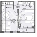 Двустаен апартамент в Пловдив, Кършияка - 67 кв.м за 1901 €/кв.м - Снимка #1