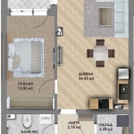 Двустаен апартамент в Пловдив, Христо Смирненски - 68 кв.м за 742 €/кв.м - Снимка #1