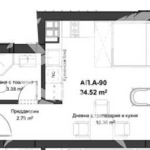 Едностаен апартамент в Пловдив, Кючук Париж - 44 кв.м за 900 €/кв.м - Снимка #1