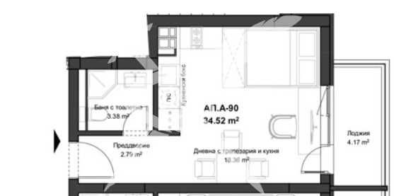 Едностаен апартамент в Пловдив, Кючук Париж - 44 кв.м за 900 €/кв.м - Снимка #1